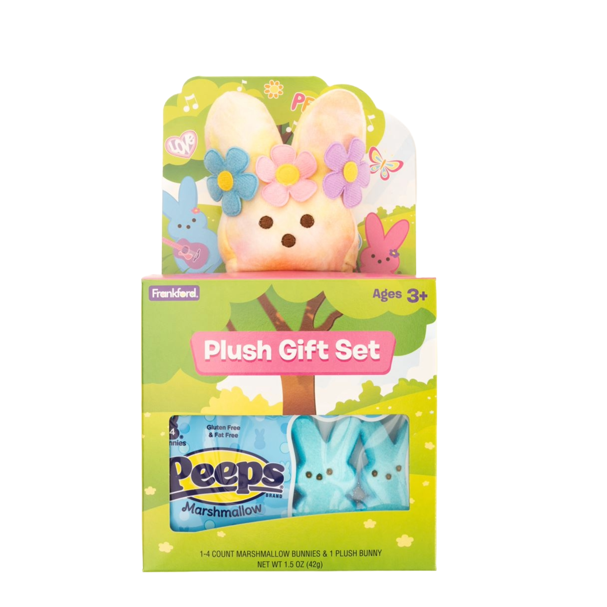 Peeps 4 high quality color Bunny Plush *NWT*