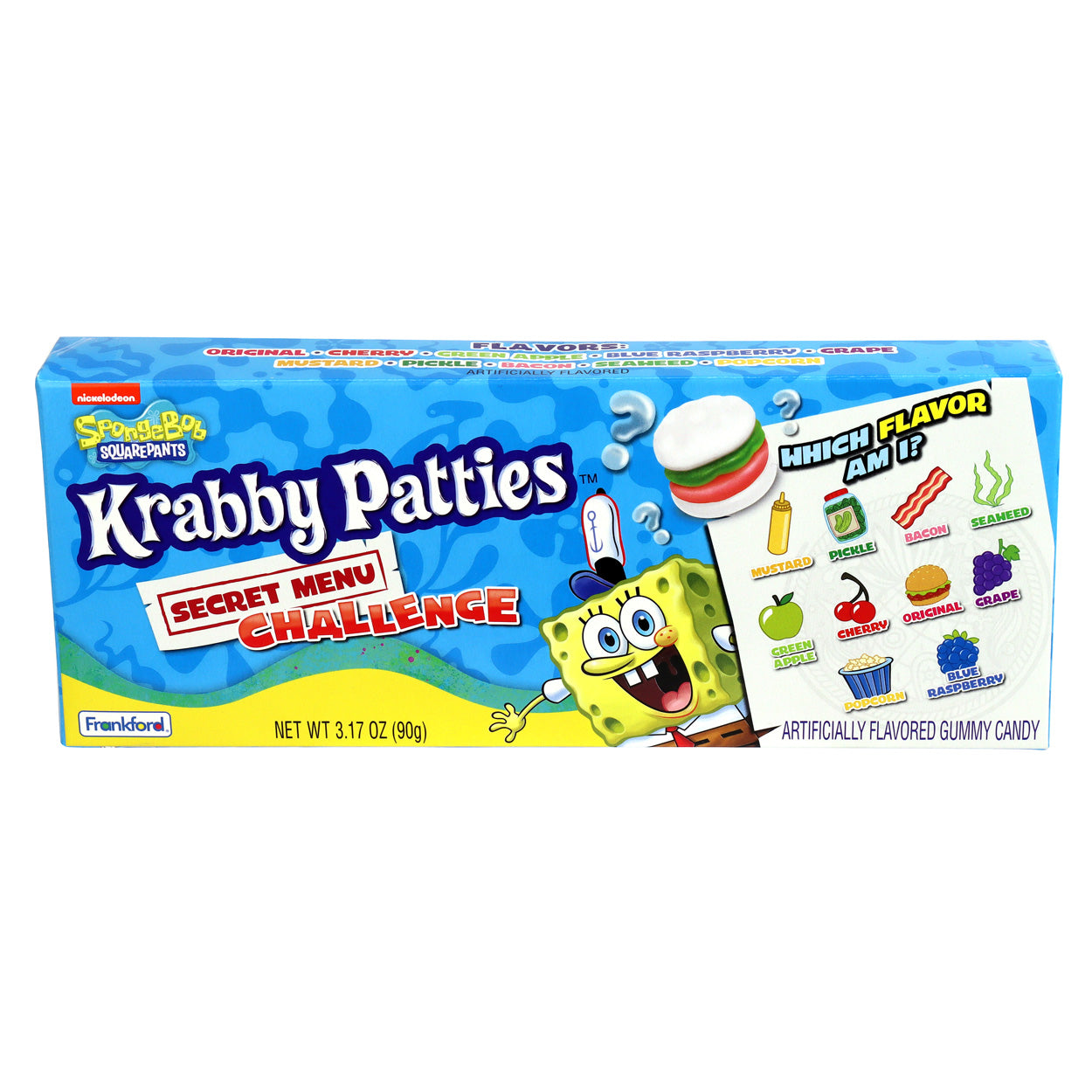 SpongeBob SquarePants Krabby Patties Gummy Candy Secret Menu Challenge