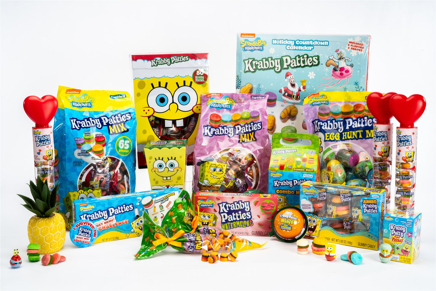 SpongeBob SquarePants Krabby Patties Gummy Candy Combo Meal