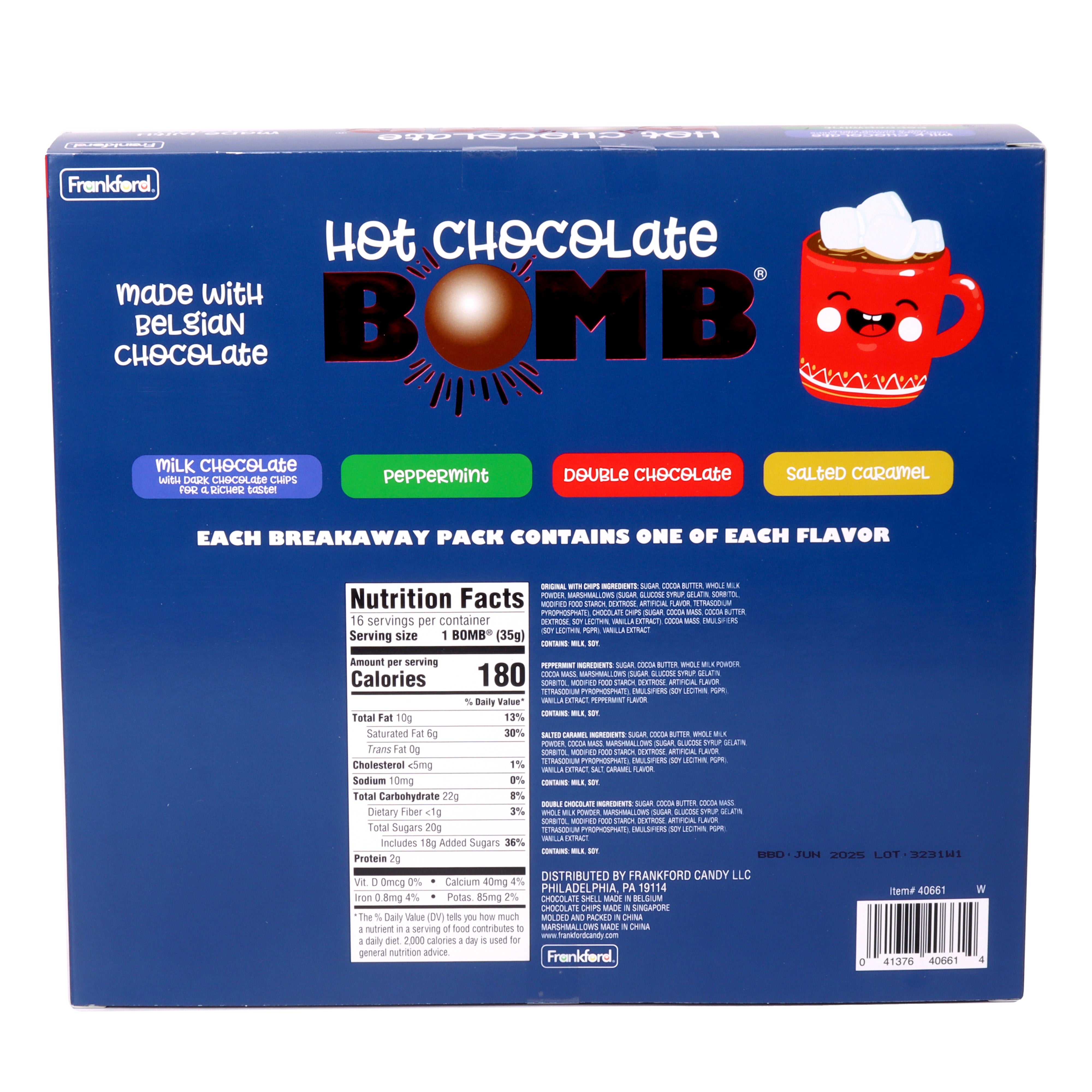 Frankford Hot Chocolate BOMB® Gift Set – Frankford Candy