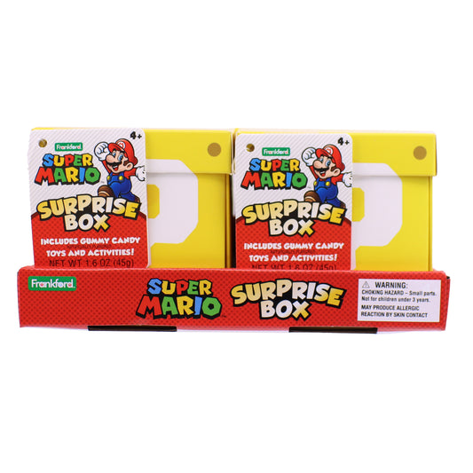 Display of Super Mario Surprise Boxes