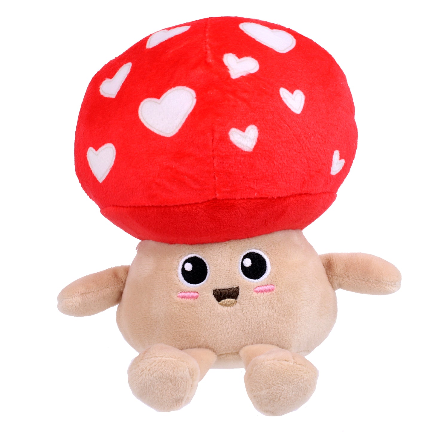 Mushroom Plush with Heart Box and Gummy Candy