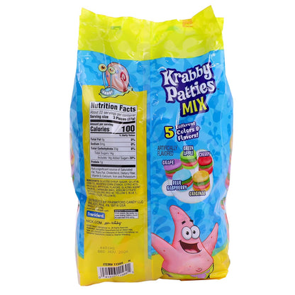 SpongeBob SquarePants Krabby Patties Gummy Burger Candy, 65 Count *Online Only*