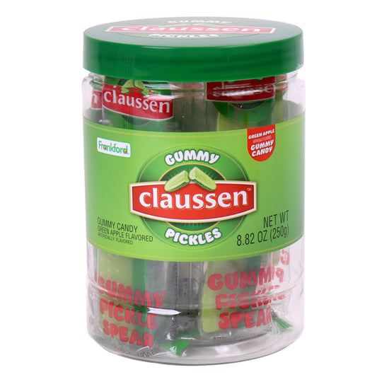 Claussen Jar of Gummy Pickle Spears, 2 Pack