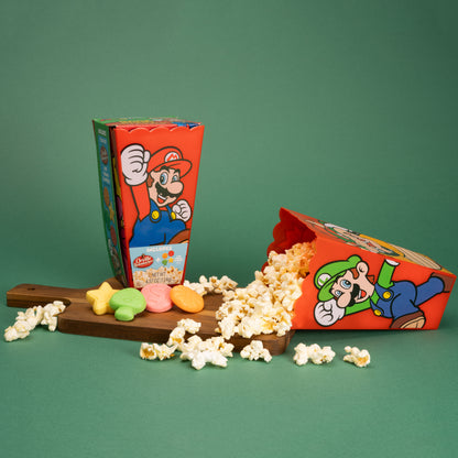 popcorn gift sets with popped popcorn and gummies unwrapped 