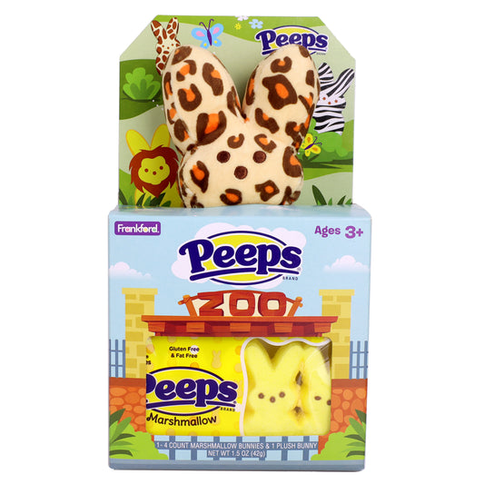 Front of peeps cheetah plush set