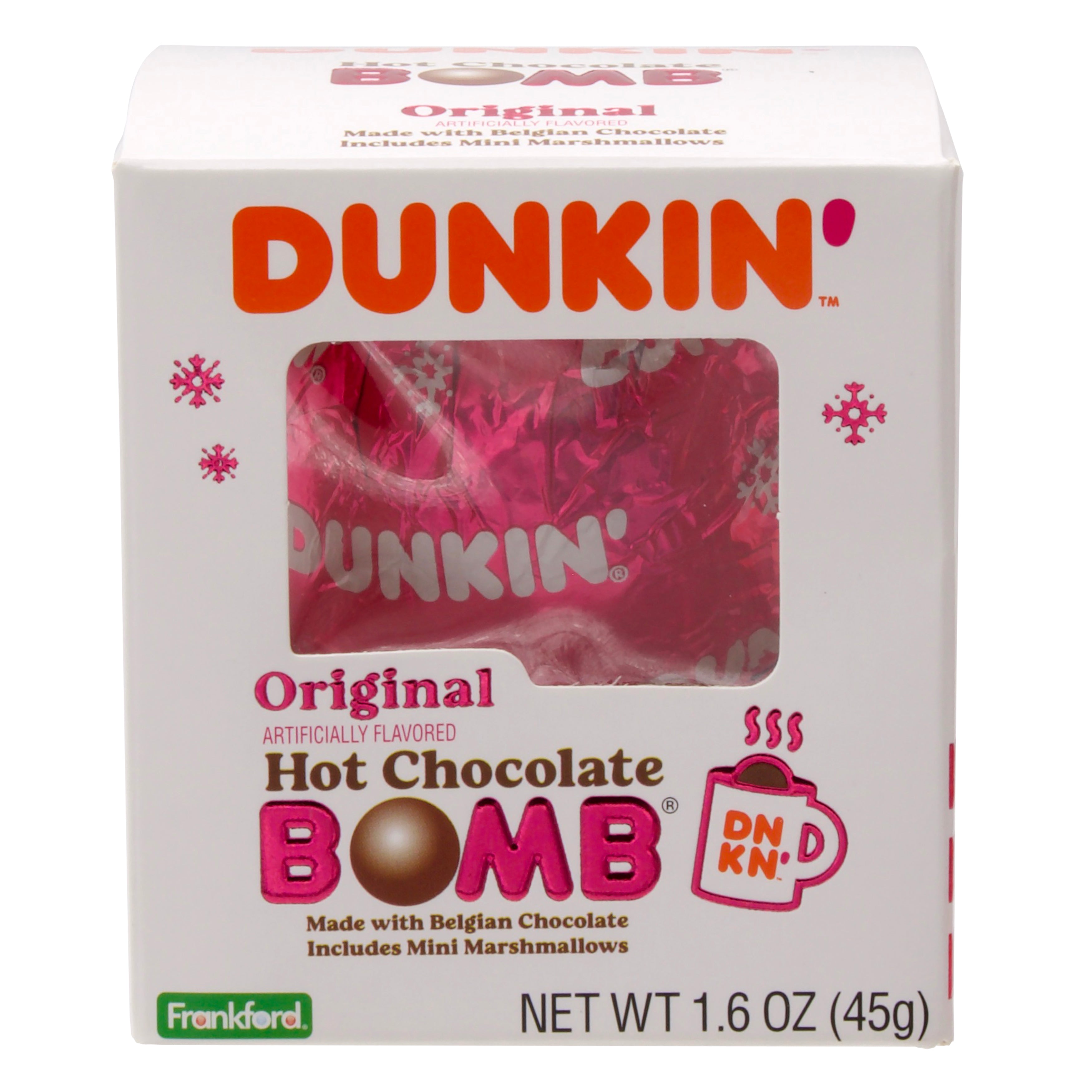 Dunkin' Original Hot Chocolate Bomb™ – Frankford Candy