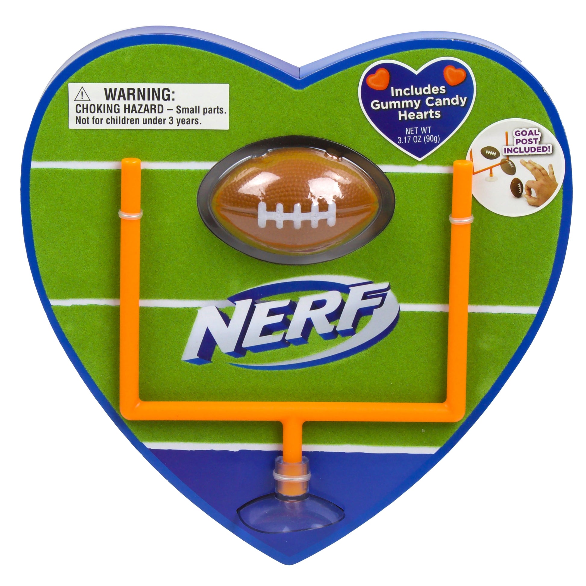 Football field Valentine box for boys
