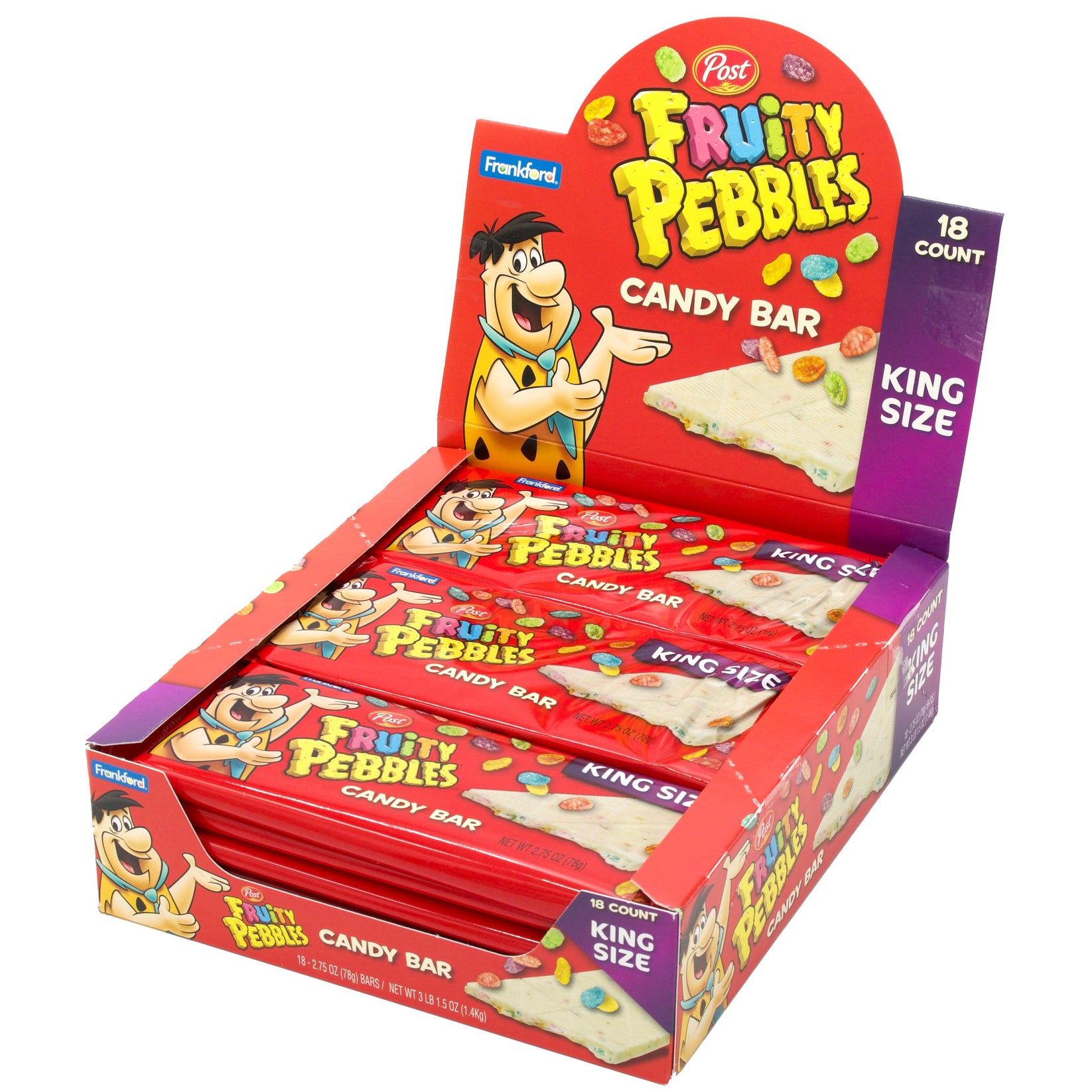 Fruity Pebbles™ King Size Candy Bar Frankford Candy