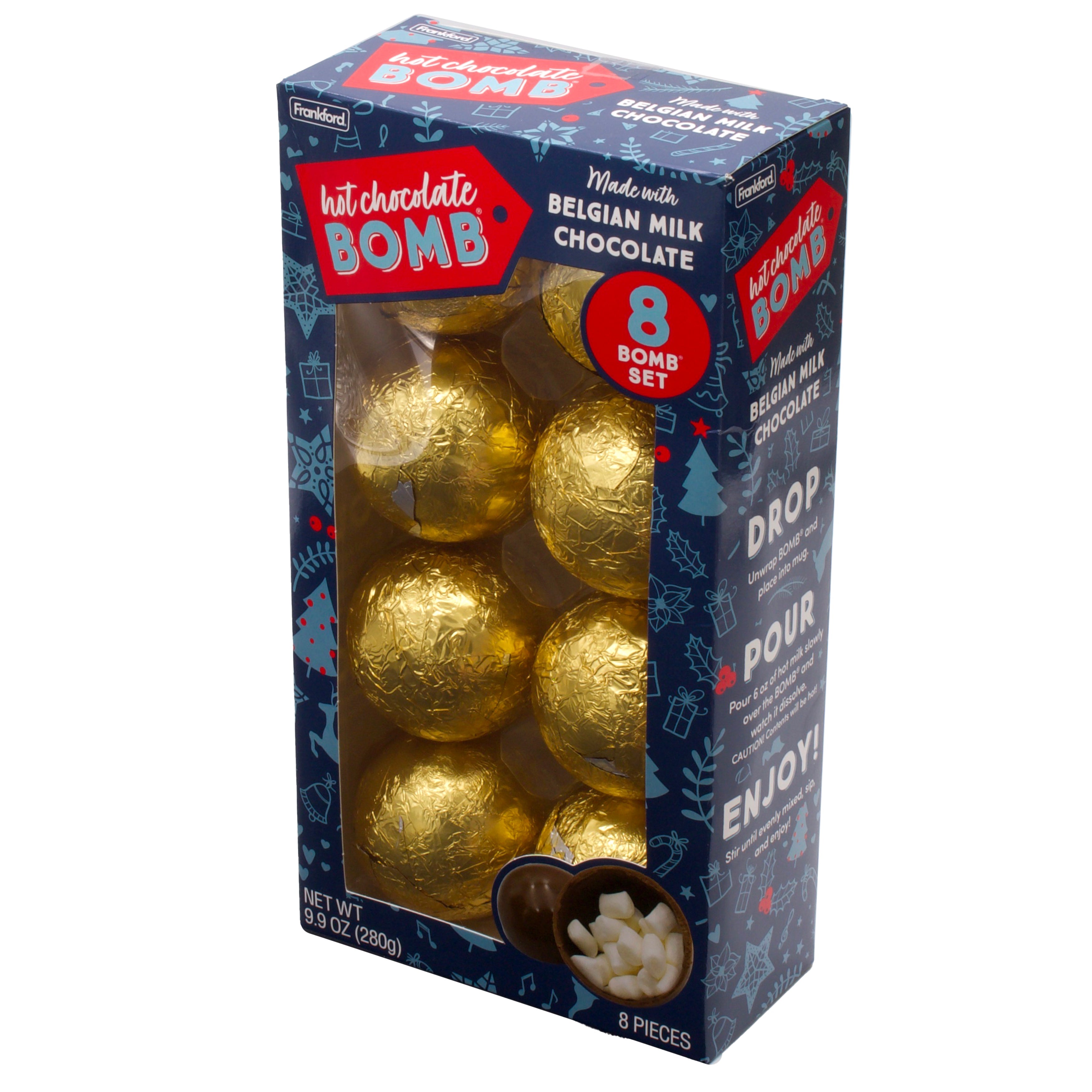 Gold Hot Chocolate BOMB® Gift Set 2 Pack – Frankford Candy